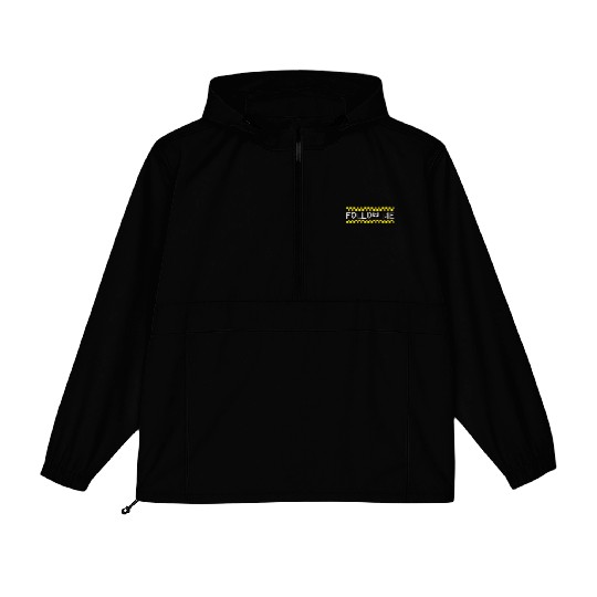 FollowMe Checkerboard LED Sign Packable Anorak Jackets