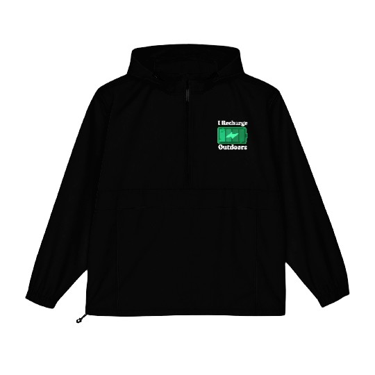 Nature Lover Outdoors Quote Packable Anorak Jackets