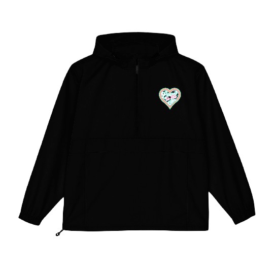 LOVE IS THE CURE (blue) Packable Anorak Jackets