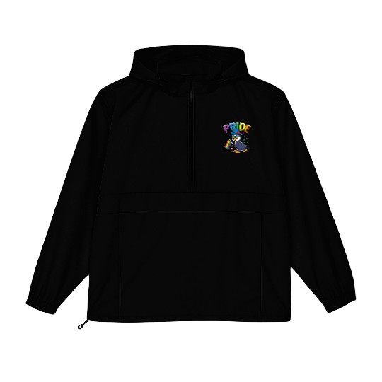 Penguin Lover Gay LGBTQ Rainbow LGBT Pride Month Packable Anorak Jackets