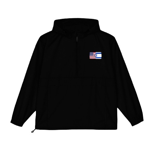 Israel Usa Flag Packable Anorak Jackets