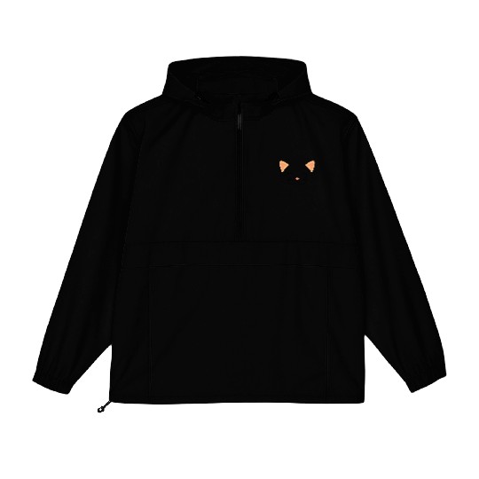 Floating Cat Face Packable Anorak Jackets