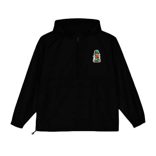 Irish bearded teacher, funny st patricks day Packable Anorak Jackets