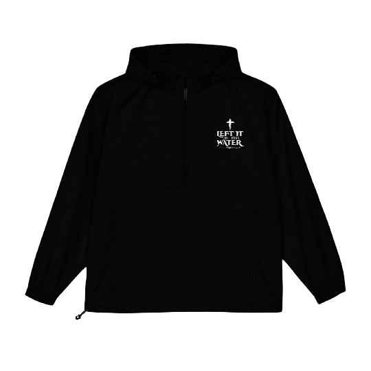 Left It In The Water Christian Religious Baptism Packable Anorak Jackets