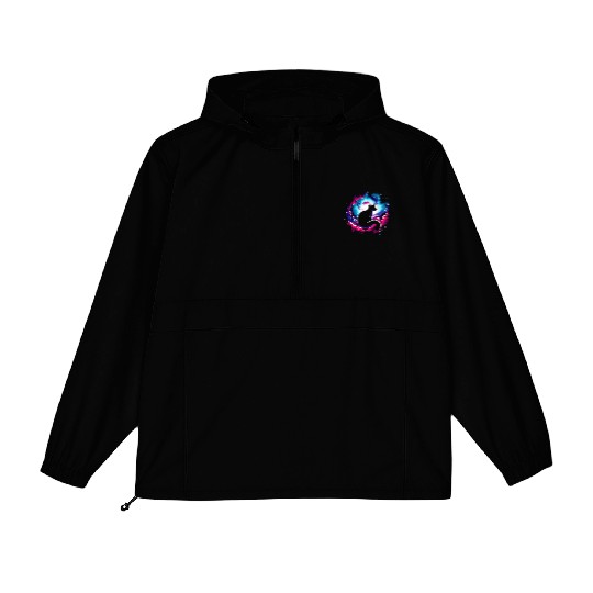 Cool Platypus Galaxy Space Art Packable Anorak Jackets