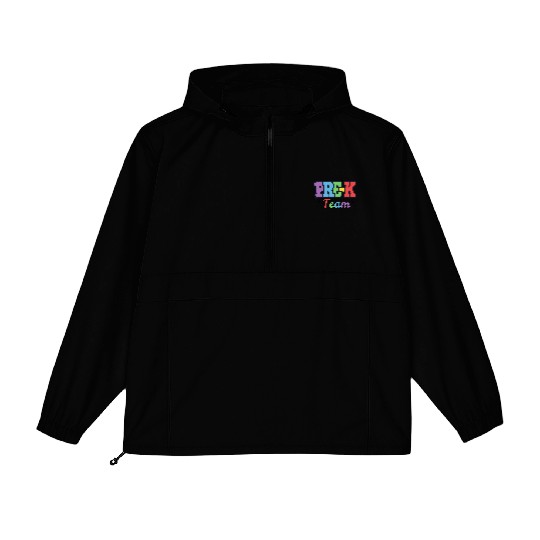 Pre-K Team - Preschool Teacher Packable Anorak Jackets