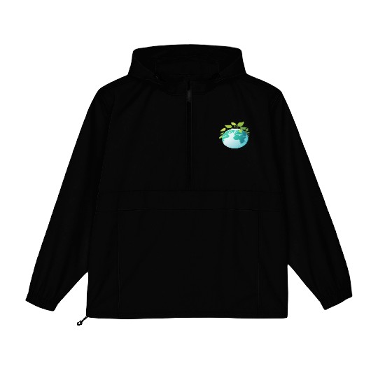 Love Earth | Eco Globe | Green Planet Packable Anorak Jackets