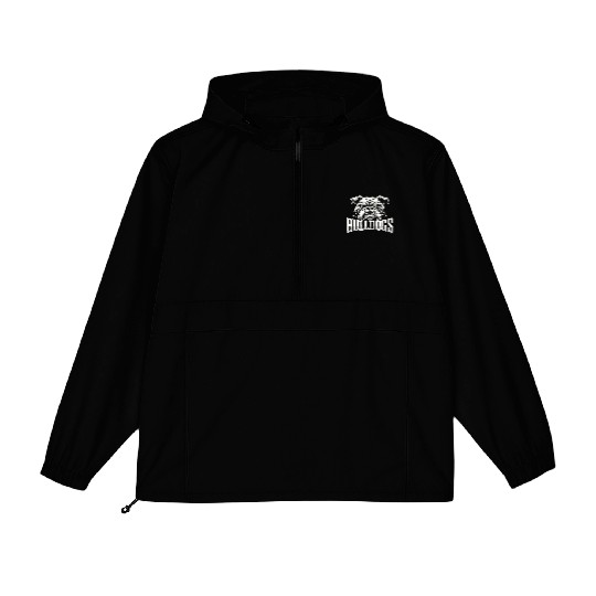 Bulldogs Mascot Back To School Team Spirit Packable Anorak Jackets