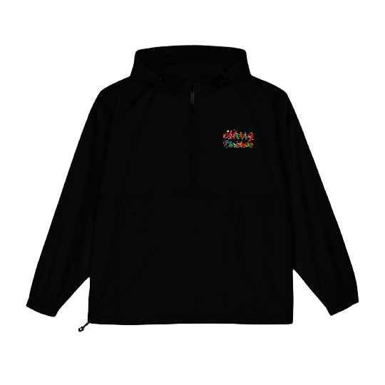 Holly Jolly Holidays : Merry Christmas Packable Anorak Jackets