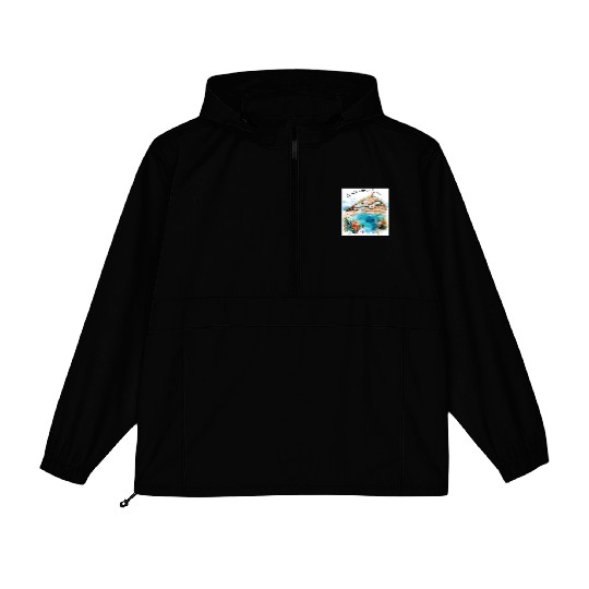 Mediterranean Dreams Packable Anorak Jackets