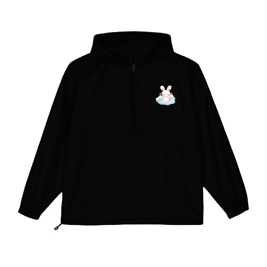 Sweet Bunny Libra Illustration Packable Anorak Jackets