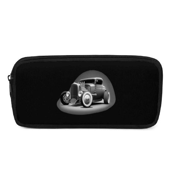 Street Rod Aesthetic Style Vintage Car Hot Rod Pencil Cases