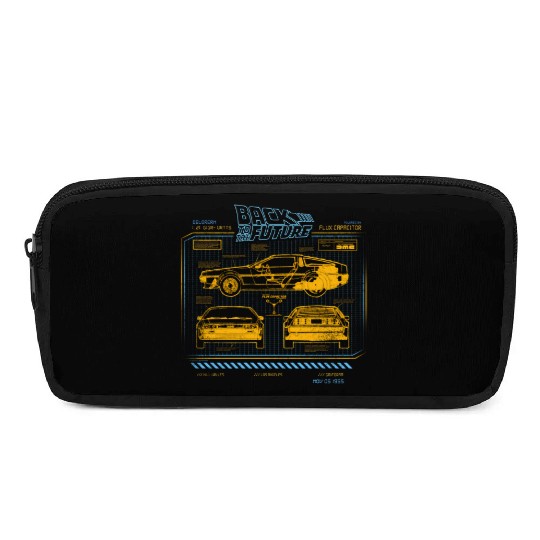 Back To The Future 35Th Anniversary Delorean Pencil Cases
