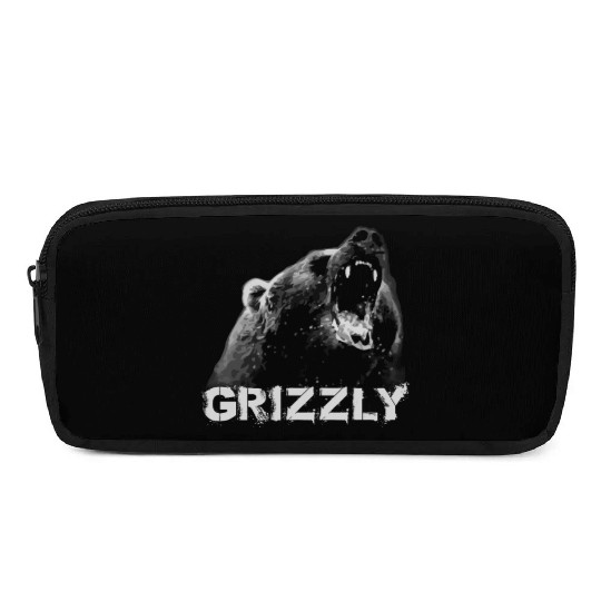 Grizzly Bear Pencil Cases