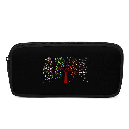 four seasons tree Pencil Cases