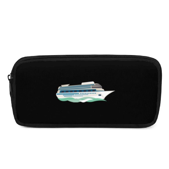 cruise ship Pencil Cases