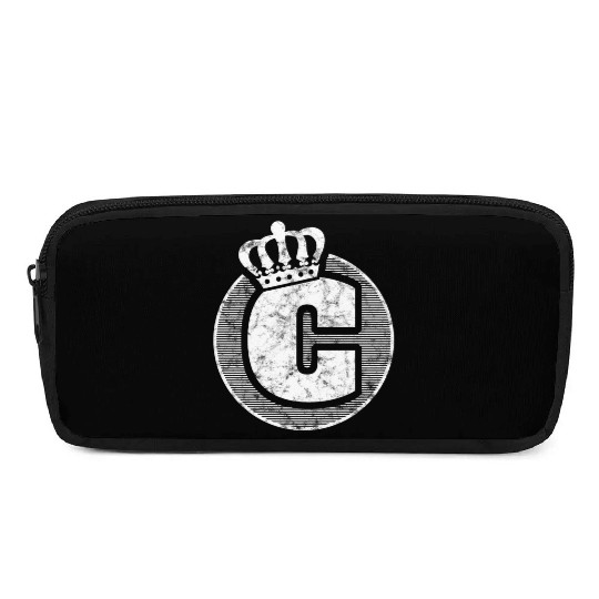 Name Letter C Character Case Alphabetical Crown Pencil Cases