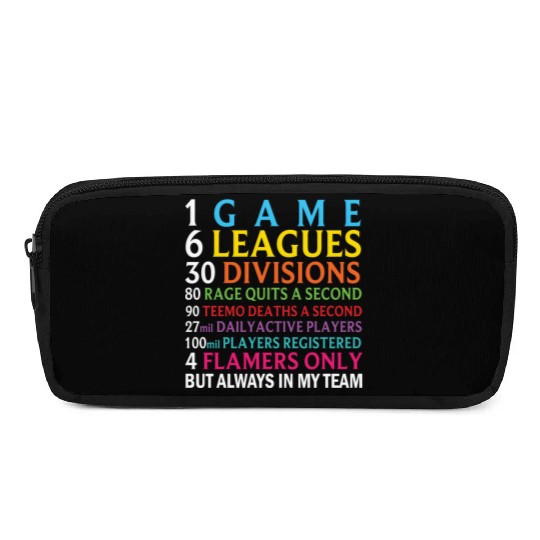 League of Legends troll rage quit and flamers Pencil Cases