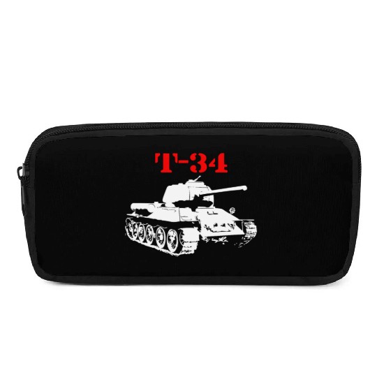 T 34 Soviet Russin World War II Tank Pencil Cases