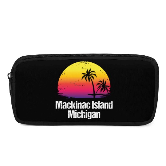 Summer Vacation Mackinac Island Pencil Cases