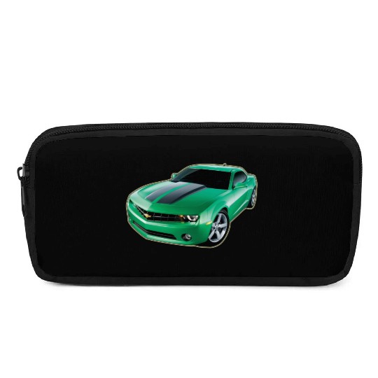 GREEN CHEVY CAMARO Pencil Cases