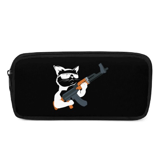 Gunning for Kitties funny Cat Gift Pencil Cases Pencil Cases