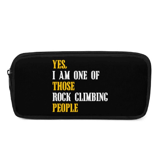 Rock climbing people Pencil Cases