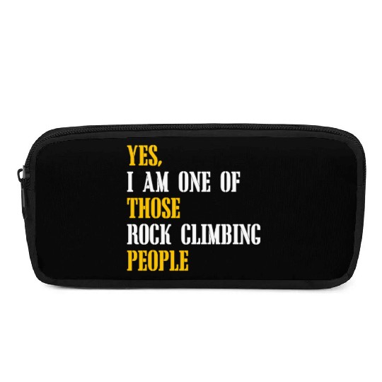 Rock climbing people Pencil Cases