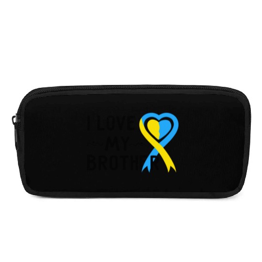 Down Syndrome Awareness I Love My Brother Pencil Cases
