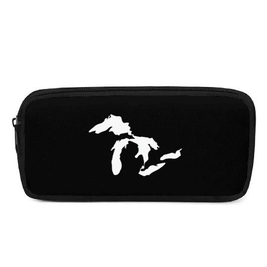 Great lakes white Pencil Cases