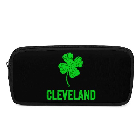 Cleveland Irish, St Patricks Day, Four Leaf Clover Pencil Cases