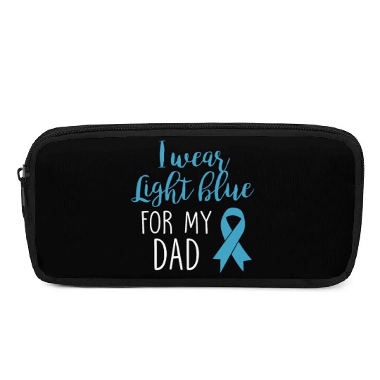 I Wear Light Blue For Dad Pencil Cases Prostate Cancer