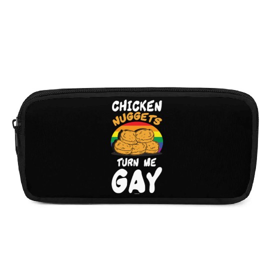Funny Chicken Nuggets LGBT Pencil Cases