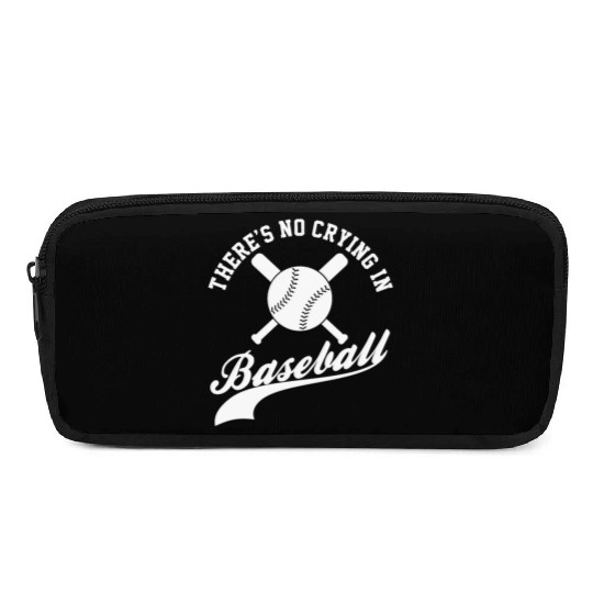 No Crying in Baseball Funny Sports Fan Pencil Cases