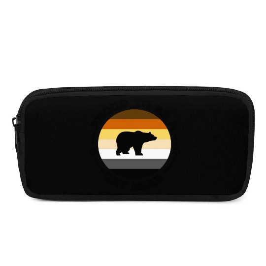 Proud to be a gay bear LGBT Gay Pride Community Pencil Cases