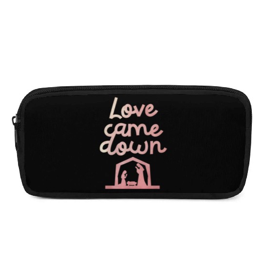 Love Came Down Christian Jesus Christmas Spirit Pencil Cases