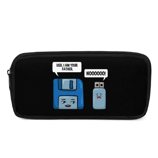 Floppy Disc USB Data Nerd Computer Science Gift Pencil Cases