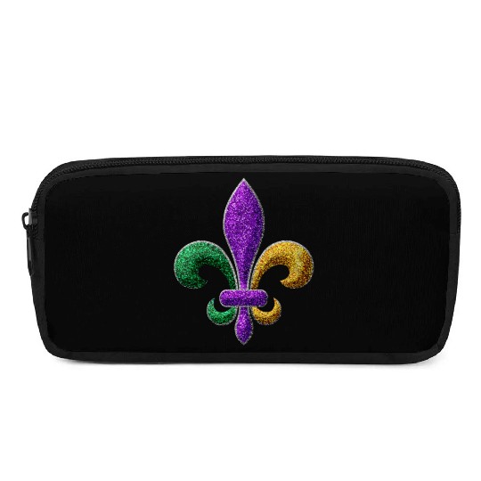 Mardi Gras New Orleans SaintsFleur De Lis Bling Pencil Cases
