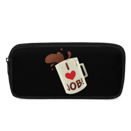 i heart job coffee mug job simulator i love job Pencil Cases