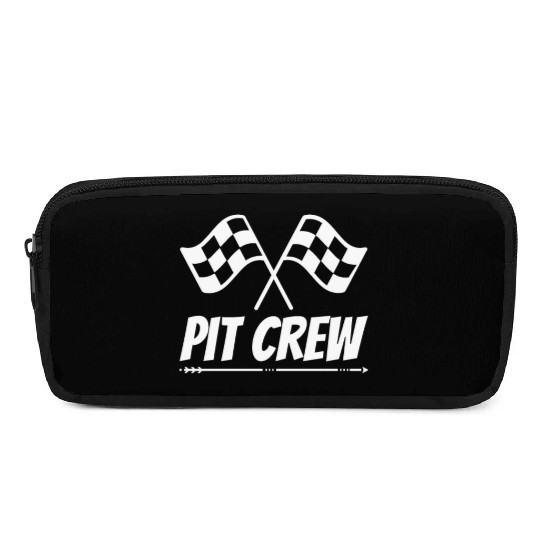 Pit Crew Funny Racing Design for Hotrod Track Pencil Cases