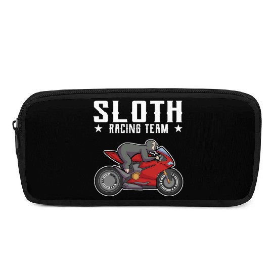 Sloth Racing Team Biker Motorcycle Gift Pencil Cases