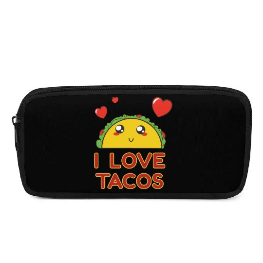 I Love Tacos Pencil Cases