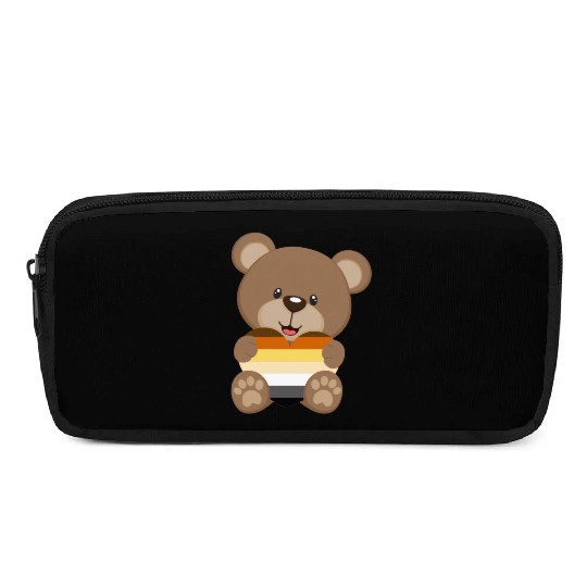 Teddy Bear LGBT Gay Pride Cartoon CSD Fetish Pencil Cases