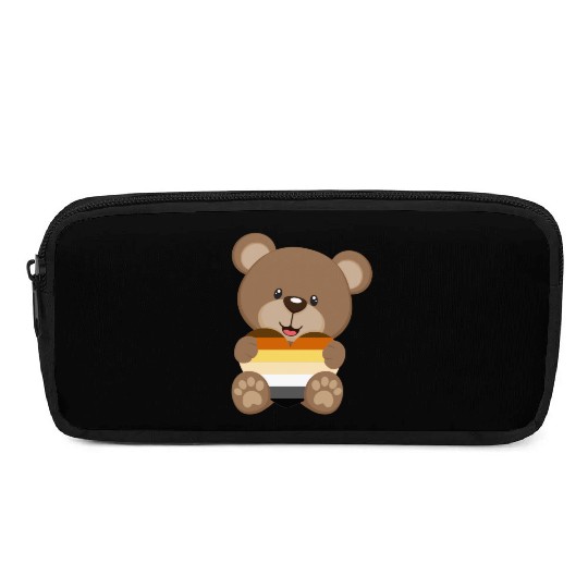 Teddy Bear LGBT Gay Pride Cartoon CSD Fetish Pencil Cases