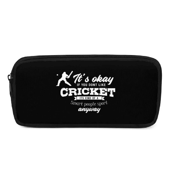 Cricket Team Gift Funny Cricket Player Pencil Cases