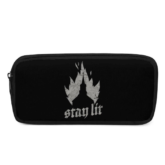 Occult Burning Church - Unholy Satanic Devil Pencil Cases