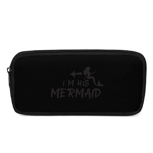 I'm his mermaid with matching I'm her Captain Pencil Cases