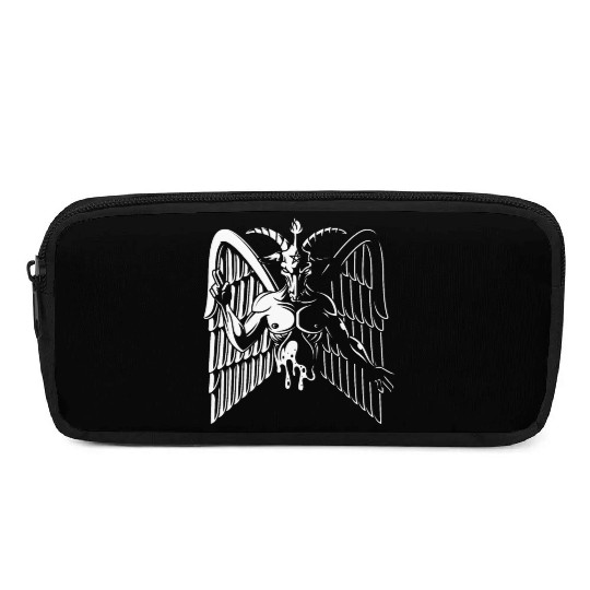 Dark Goat Baphomet - Satanic Lucifer Beelzebub Pencil Cases