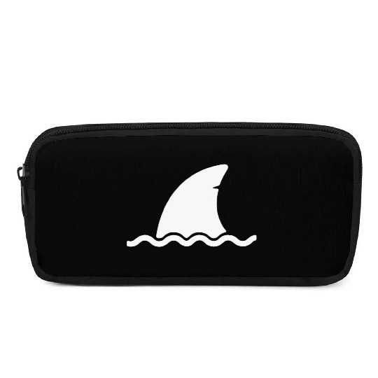 Shark shark fin water sea animal swim present Pencil Cases