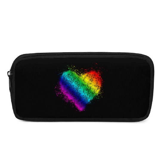 Rainbow Heart Vintage <3 Pencil Cases